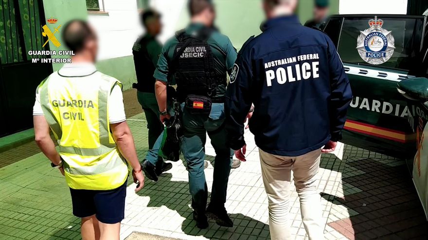 Detención en Valverde de Llerena a cargo de agentes de la Guardia Civil de acuerdo con la Interpol