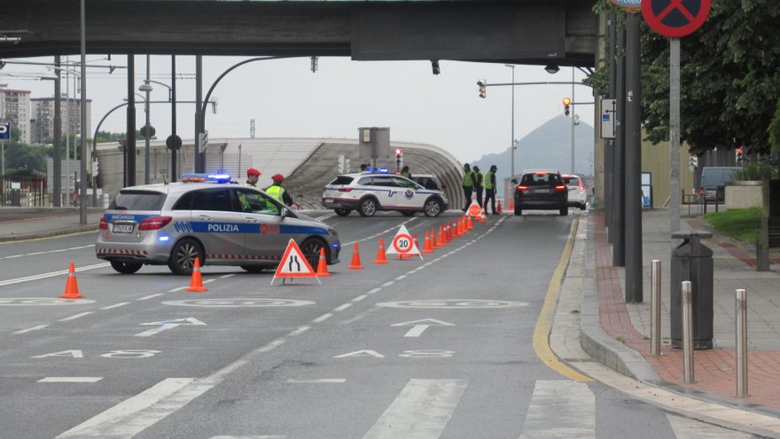 Control de movilidad en Bilbao por la pandemia