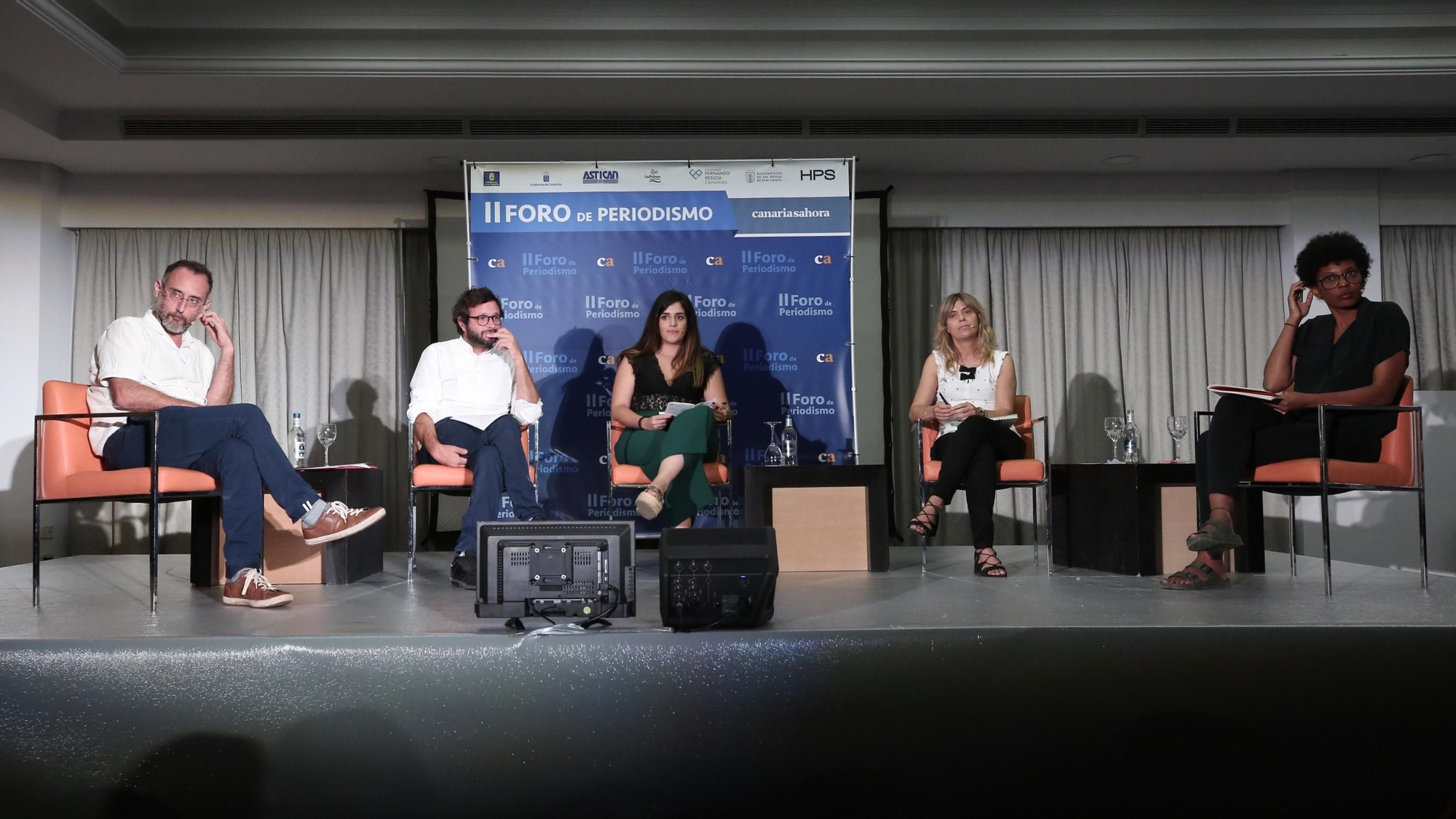 Mesa sobre África en el II Foro de Periodismo de Canarias Ahora. (ALEJANDRO RAMOS)