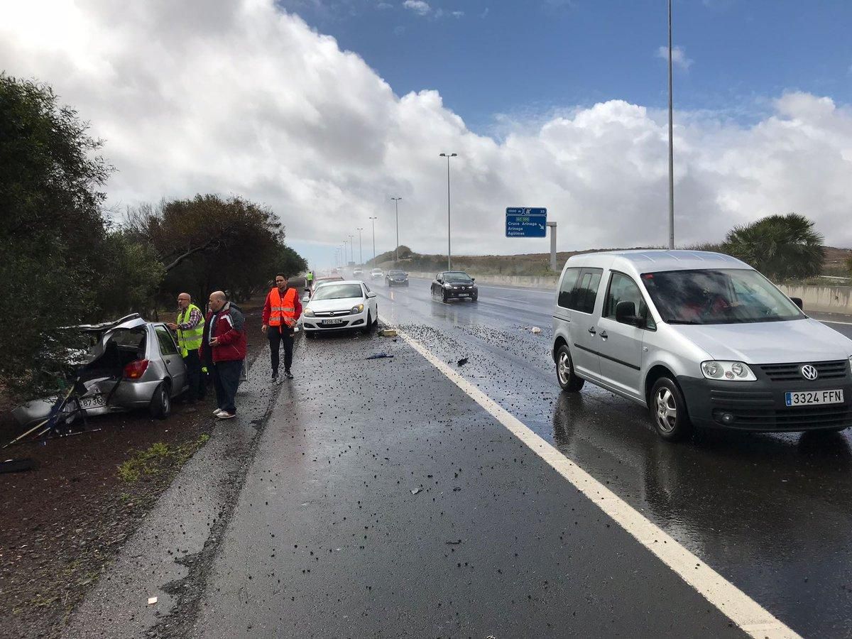 Accidente en Arinaga