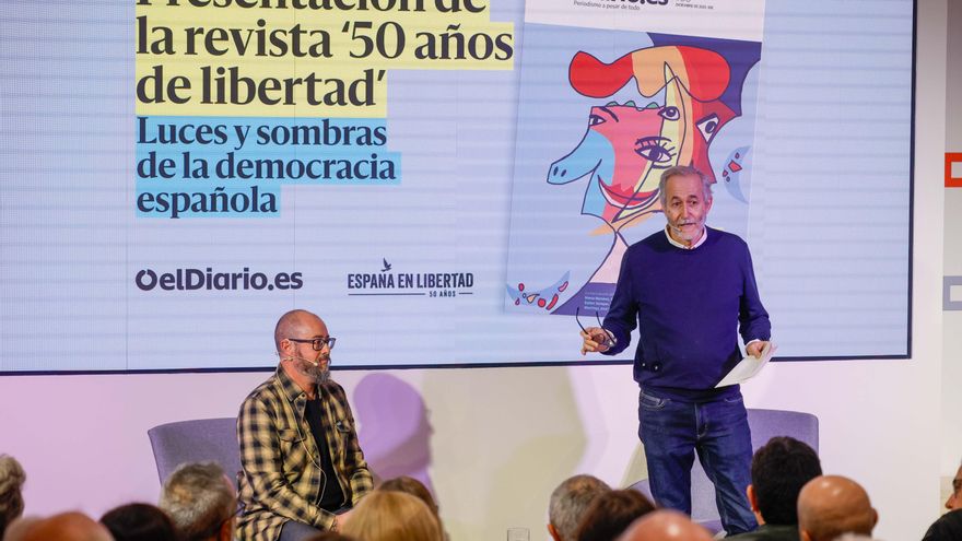 Presentación en Barcelona de la revista de elDiario.es '50 años de libertad', en imágenes