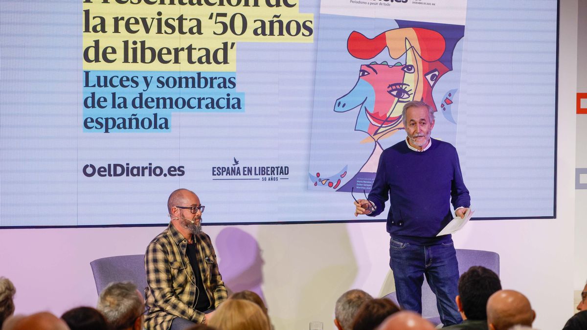 Presentación en Barcelona de la revista de elDiario.es '50 años de libertad', en imágenes