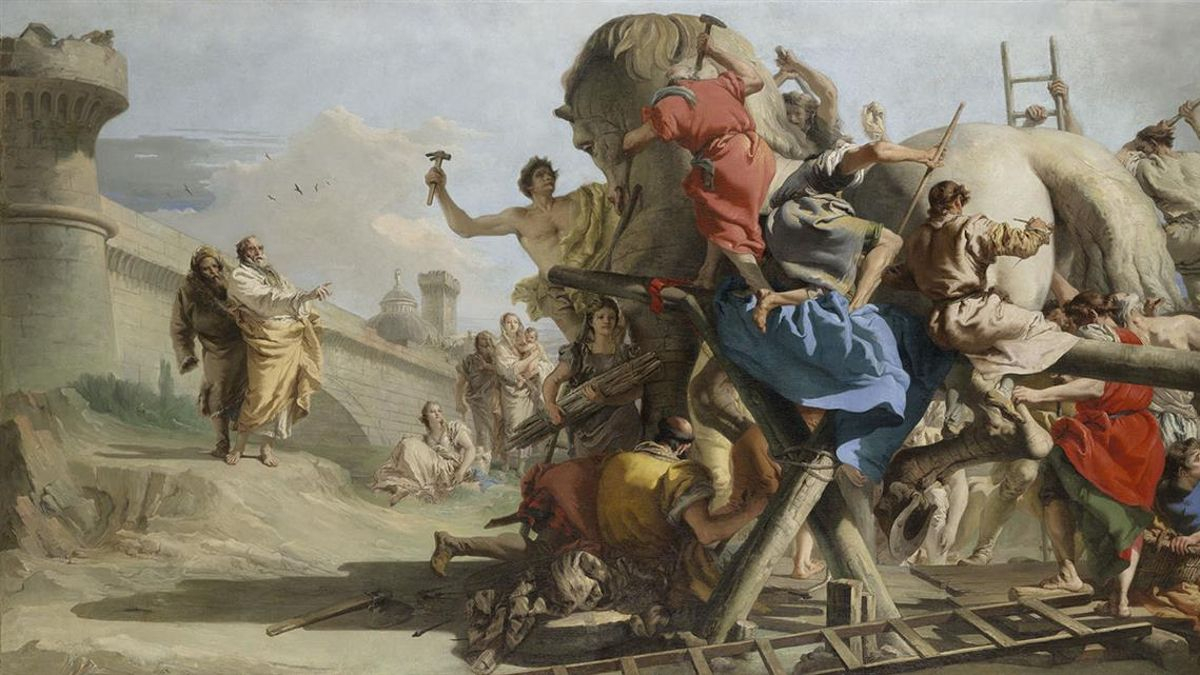 ¿Cómo se construyó el Caballo de Troya?