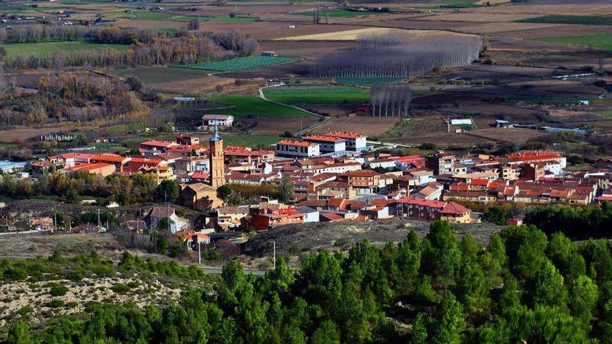 Vista aérea de Funes