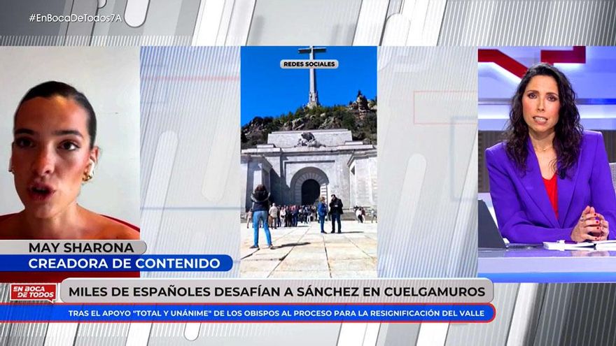 Marta Nebot desmonta a la influencer católica que defiende el Valle de los Caídos: "Tienes muy poca credibilidad"