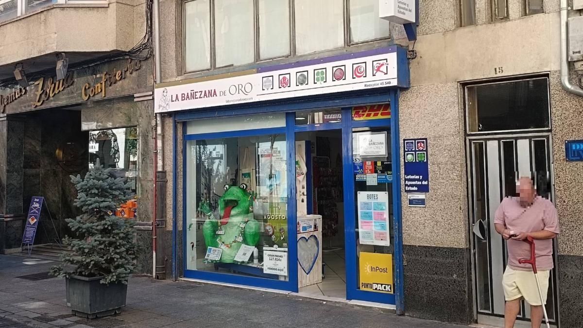 Administración de lotería La bañezana de oro, en La Bañeza.