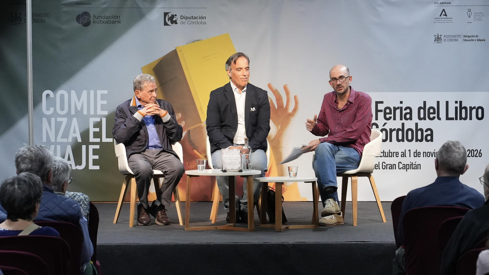 Antonio Monterroso y Herminio Trigo en la 51ª Feria del Libro de Córdoba