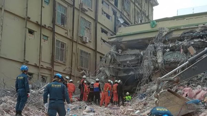 La lluvia dificulta las operaciones de emergencia tras diez días del terremoto en Birmania