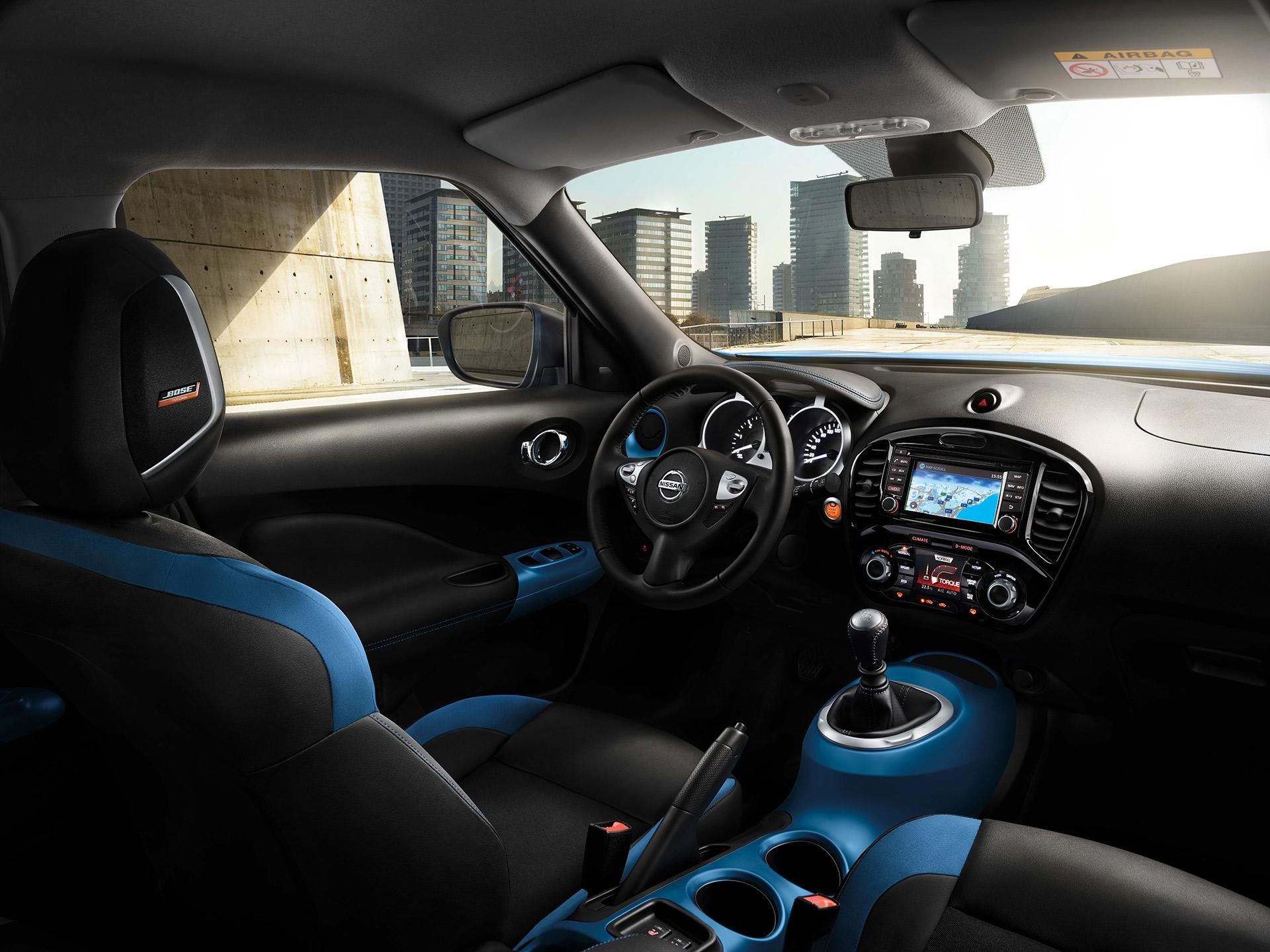 Interior del Nissan Juke II