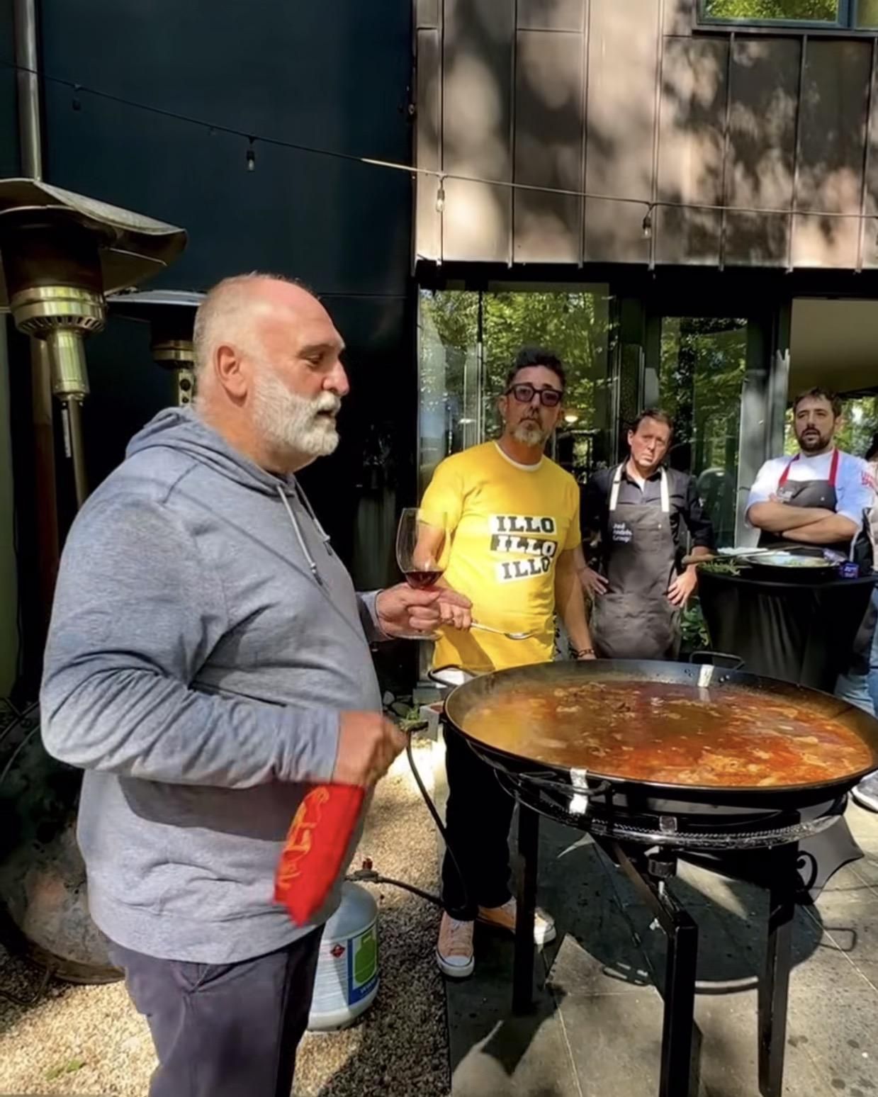 Chef José Andrés y Edu Torres en un Clandestinos USA.