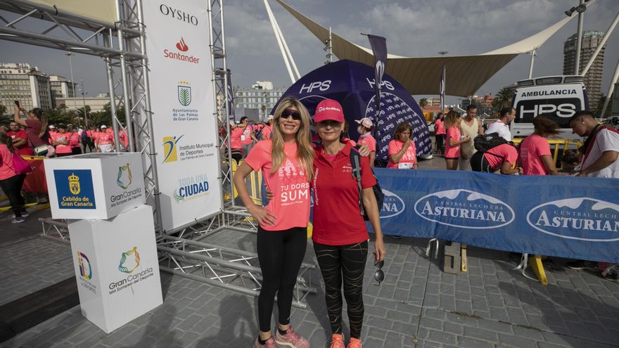 Eva Molilna Directora Comercial Comunicacion y Maketing de HPS y Beatriz Martinez Directora Territorial en Banco Santander Canarias.