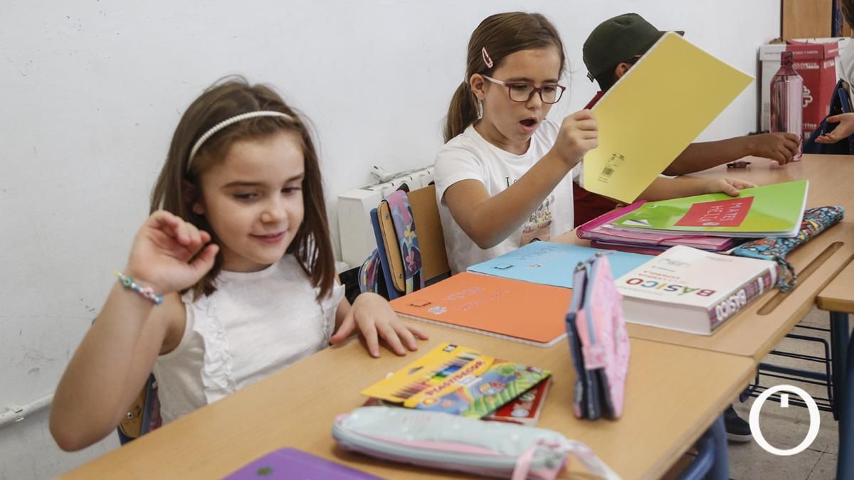Vuelta al cole en el CEIP Vista Alegre, en una imagen de archivo.