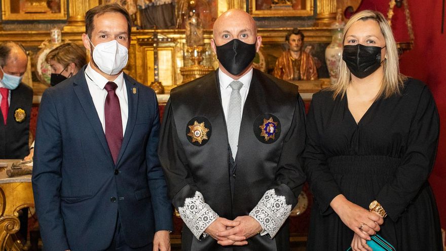 Mariano H. Zapata, José Antonio Rodríguez y Nayra Castro en el acto.