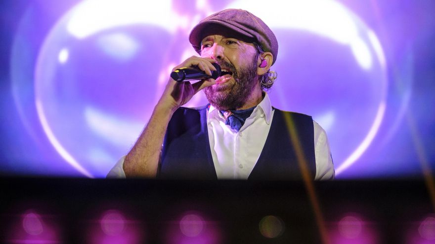 Juan Luis Guerra sube la bilirrubina al público de Gran Canaria con un show apoteósico