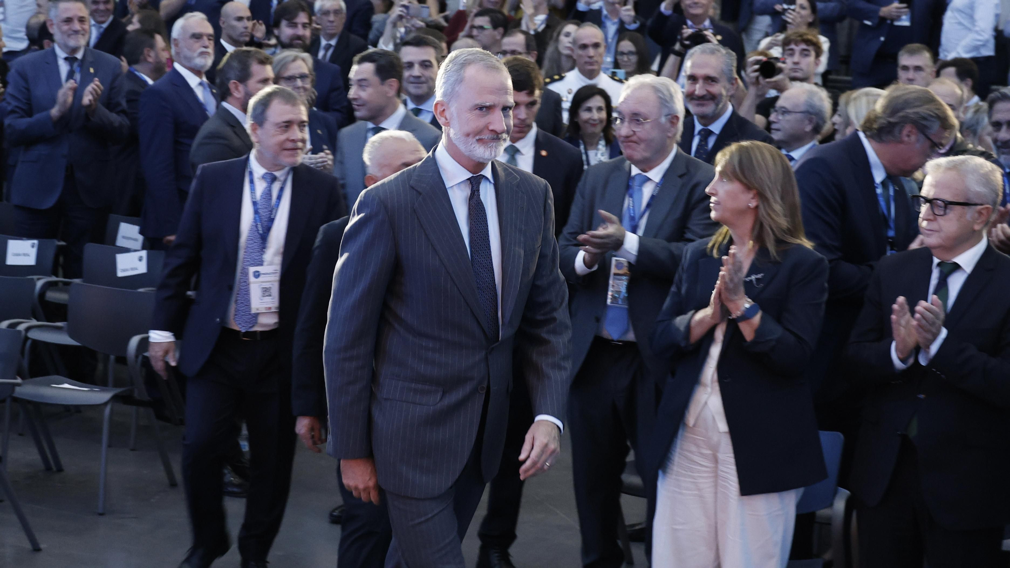 El Rey Felipe VI asiste a la jornada de clausura del Foro Indudef