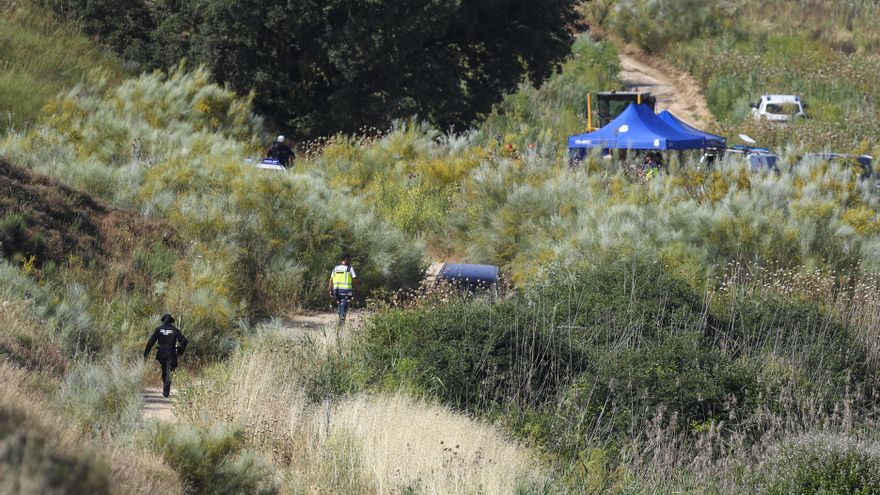 Medio centenar de policías y drones buscan en Carranque (Toledo) los restos de Heidi Paz