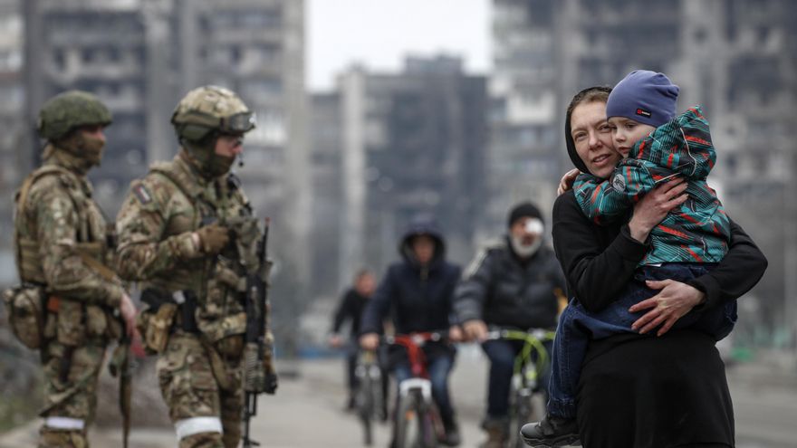 Ucrania no puede abrir hoy corredores humanitarios por los ataques rusos EFE/EPA/SERGEI ILNITSKY