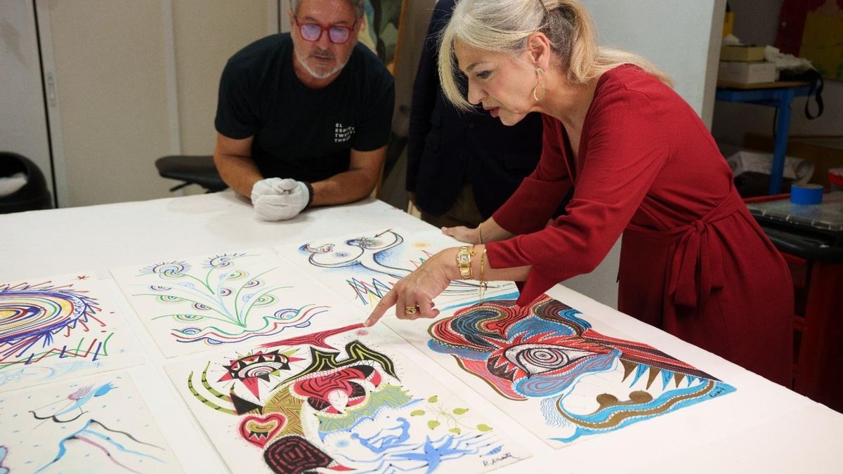 Ocho acuarelas inéditas de Rafael Alberti se incorporan a la colección del Centro Andaluz de Arte Contemporáneo