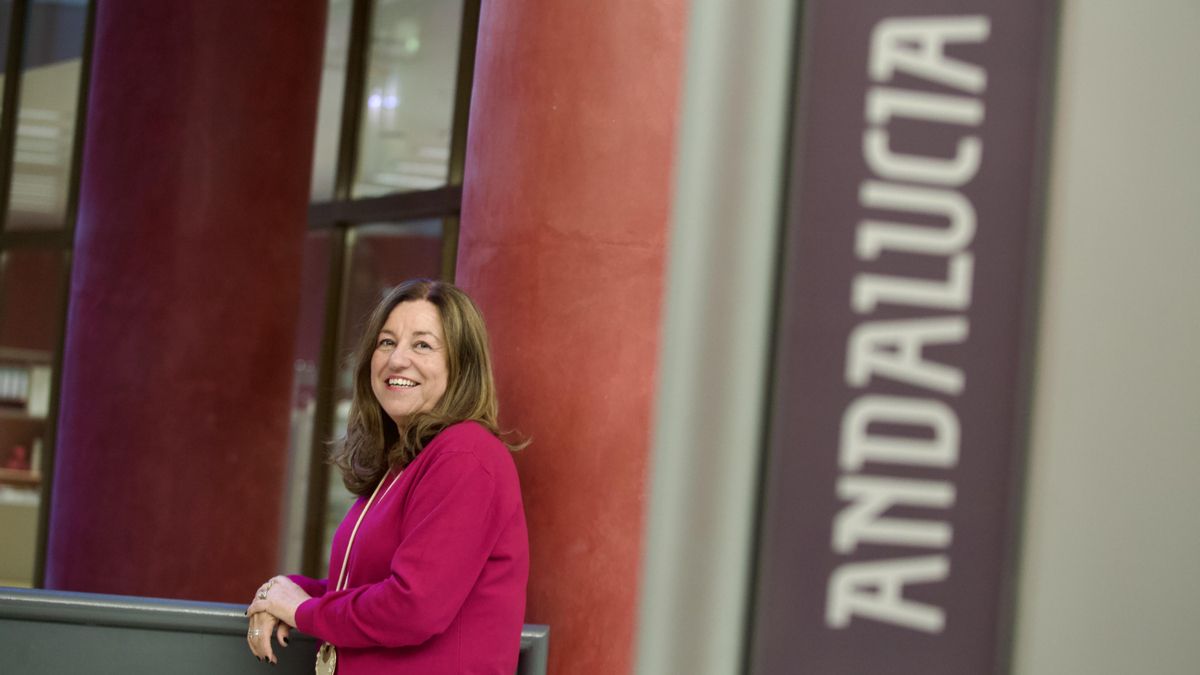 La consejera de Desarrollo Educativo y Formación Profesional de la Junta de Andalucía, María del Carmen Castillo durante una entrevista concedida a Europa Press. A 14 de diciembre de 2024, en Sevilla (Andalucía, España).