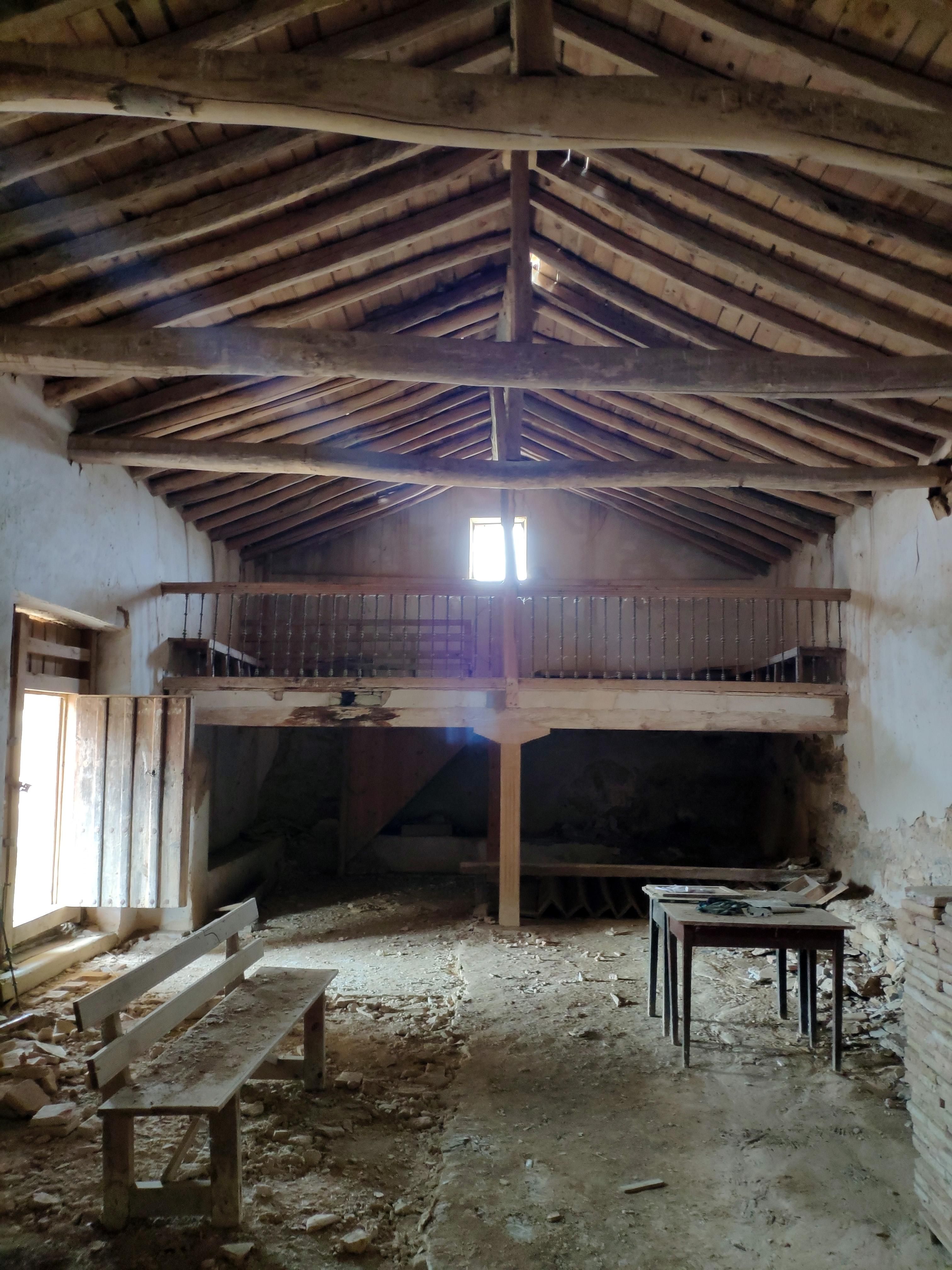 Aspecto de la estructura del templo