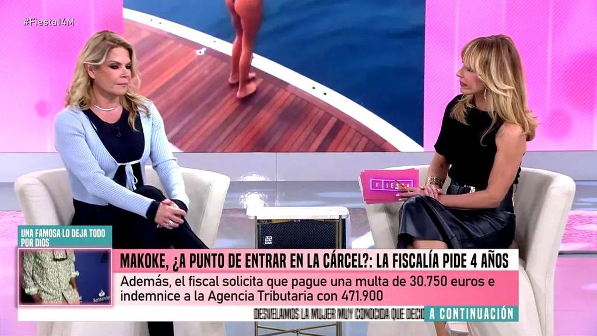 Makoke y Emma García en 'Fiesta'