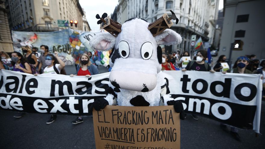 Miles de jóvenes marcharon a Plaza de Mayo para reclamar leyes ambientales