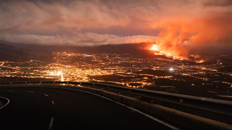 Avance de la lava en La Palma. / FOTO: Abián San Gil Hernández