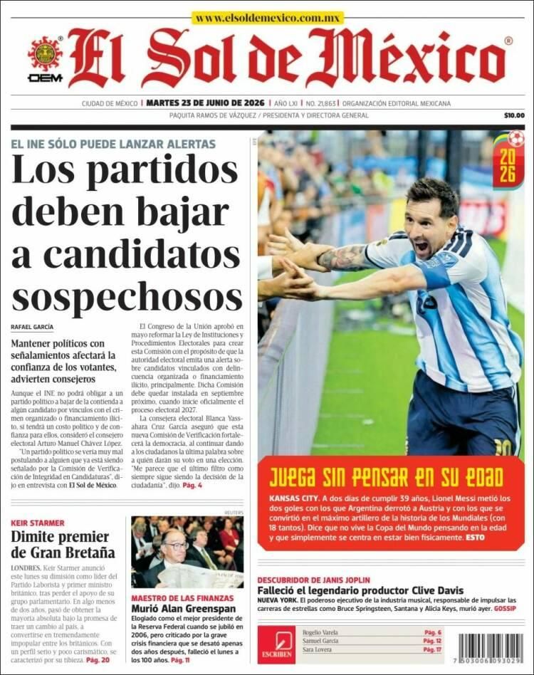 Los diarios del mundo, a los pies de un Messi eterno