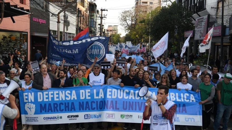 De norte a sur: la Marcha Federal Universitaria movilizó a todo el país en rechazo al veto de Milei