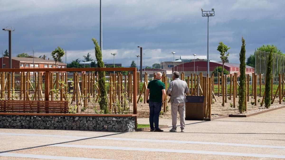 Inauguración del Parque de las Tierras Leonesas, en la ciudad de León.