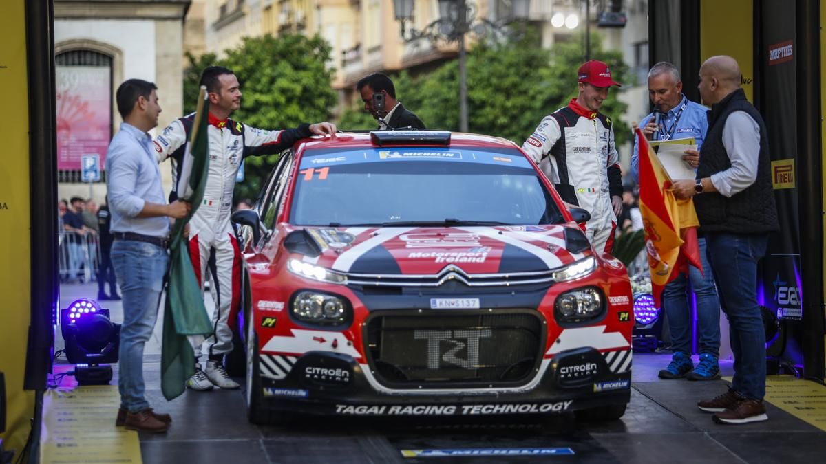 Ceremonia de salida del Rally Sierra Morena 2026