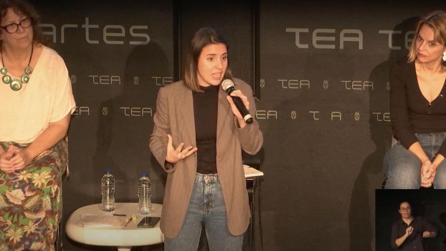 Irene Montero y Noemí Santana presentan en Tenerife la candidatura de Podemos a las europeas: "Hay que recuperar los espacios perdidos por la poca generosidad de compañeros"