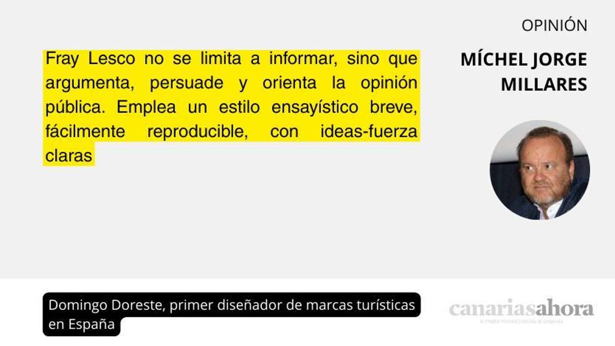Domingo Doreste, primer diseñador de marcas turísticas en España