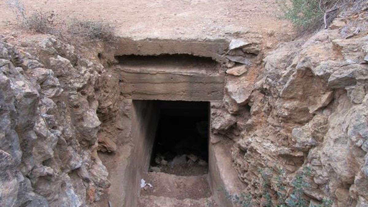 Trinchera de la Guerra Civil en Vilamarxant.