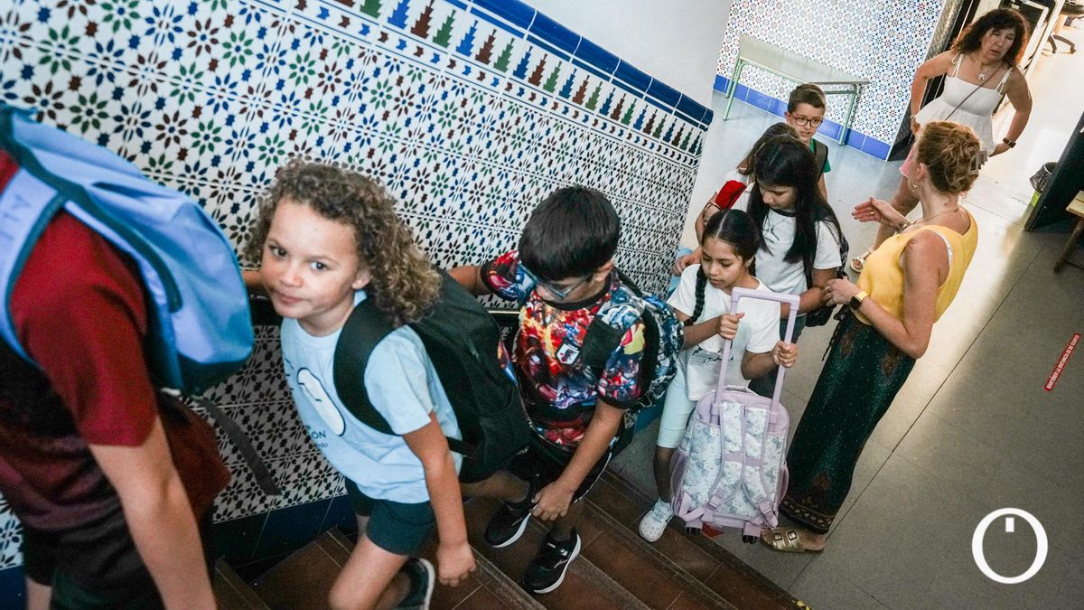La vuelta al cole en el colegio Colón
