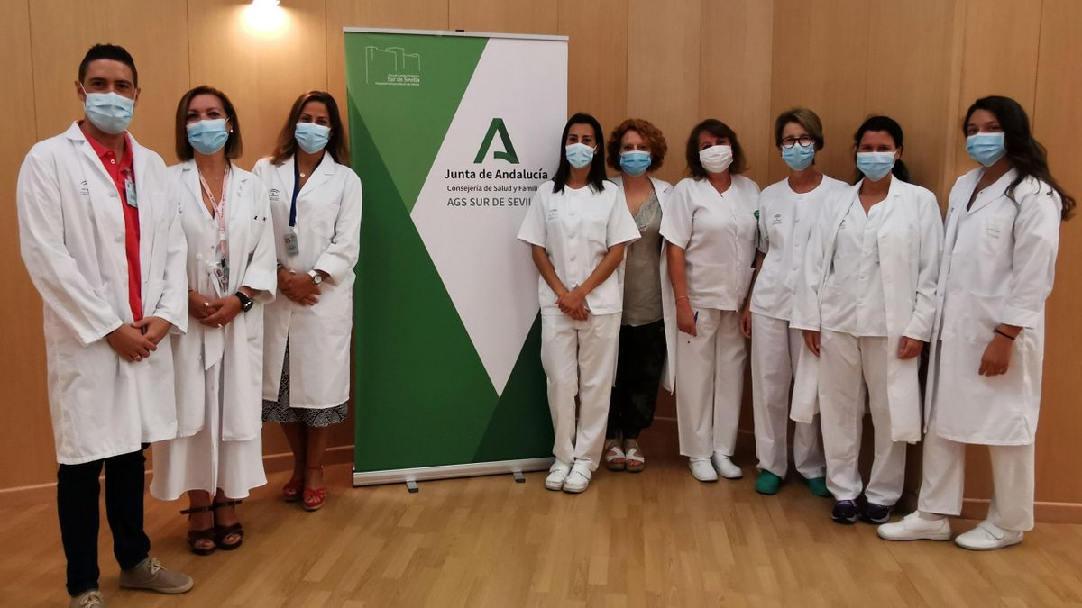 Profesionales del Hospital de Valme