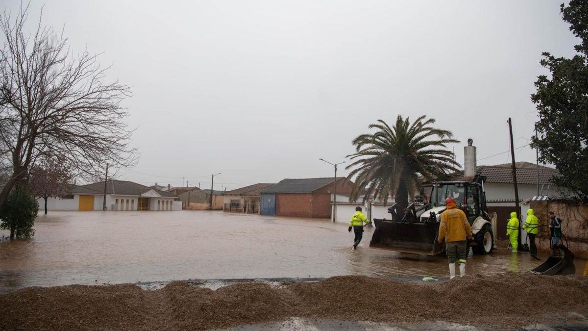 El Robledo, municipio con la situación más complicada por inundaciones en el valle del río Bullaque al que acude la UME