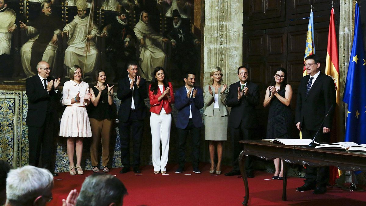 Los miembros del nuevo Consell de Ximo Puig prometen su cargo