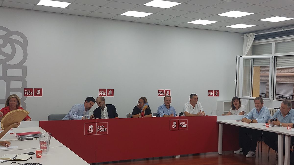 Ejecutiva Regional del PSOE Aragón.