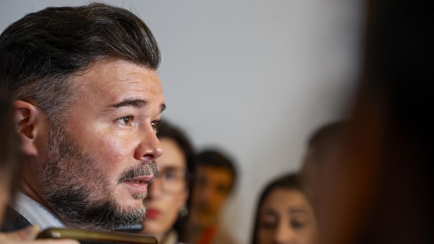 El diputado de ERC, Gabriel Rufián, en una foto de archivo. EFE/ Javier Lizón