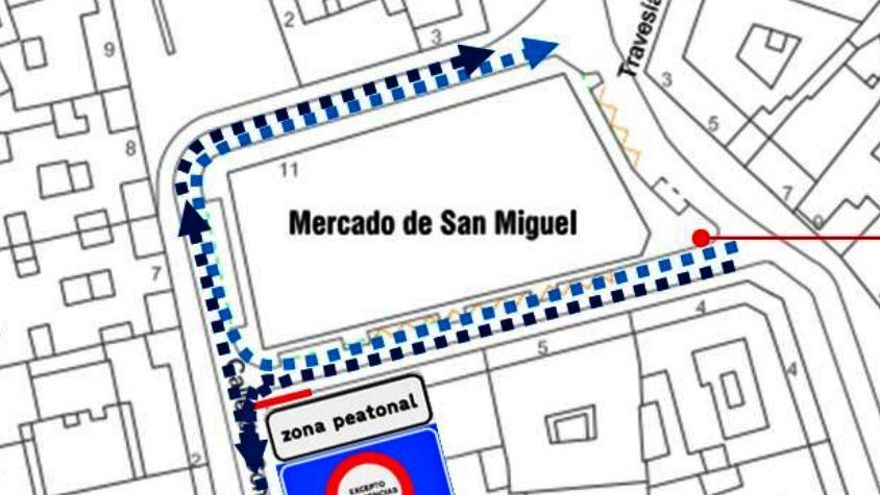 El Ayuntamiento de Madrid adelanta la peatonalización en torno al Mercado de San Miguel y echa a los tuk tuks