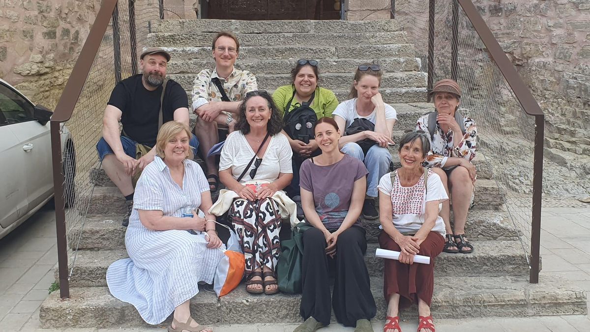 Participantes en la residencia artística de Sigüenza