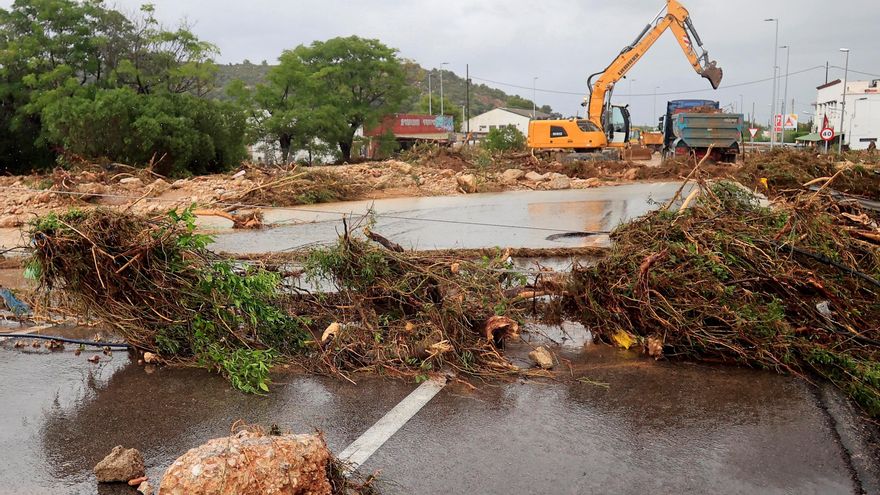 Las tormentas y lluvias intensas dejan graves inundaciones en el centro y este de la península