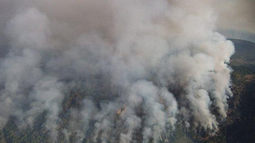 El director técnico de extinción en Santa Cruz del Valle (Ávila): "Algún cretino lo ha prendido"