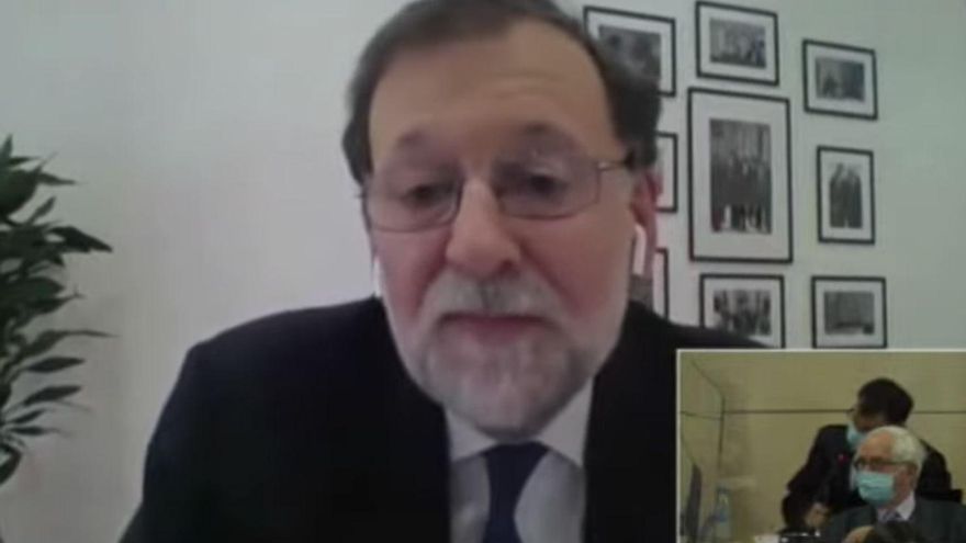 Mariano Rajoy declara en el juicio de la caja b del PP.
