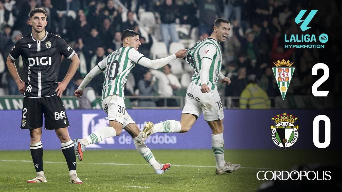 Marcador del Córdoba CF - Burgos CF