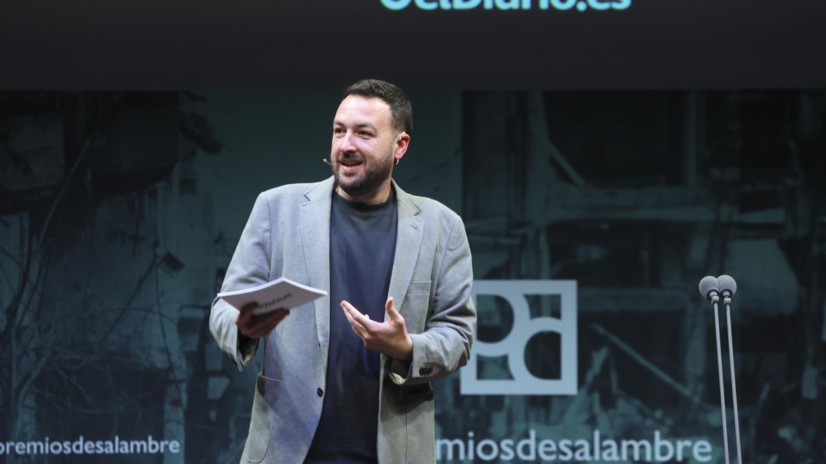 Juanlu Sánchez, subdirector de elDiario.es presentado los premios de la categoría de periodismo