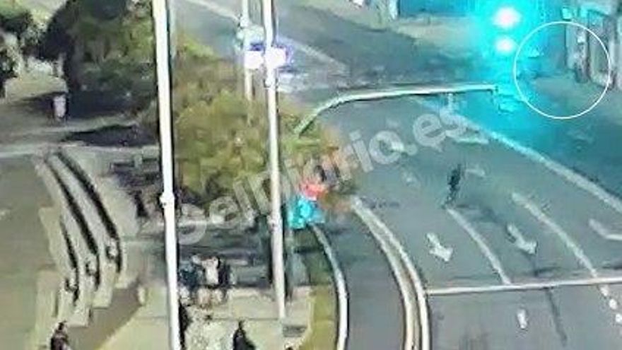 Las grabaciones del crimen de Samuel en A Coruña