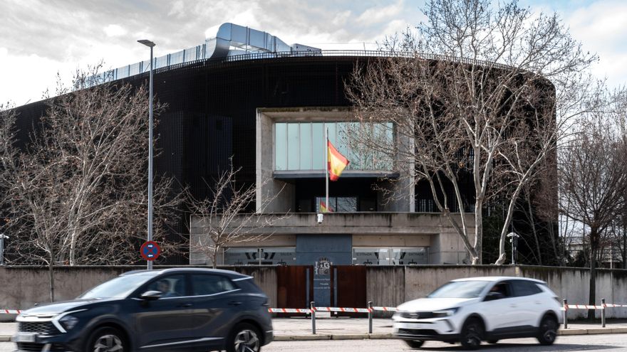 Archivo - Fachada de la Audiencia Nacional, a 4 de marzo de 2025, en Madrid (España).