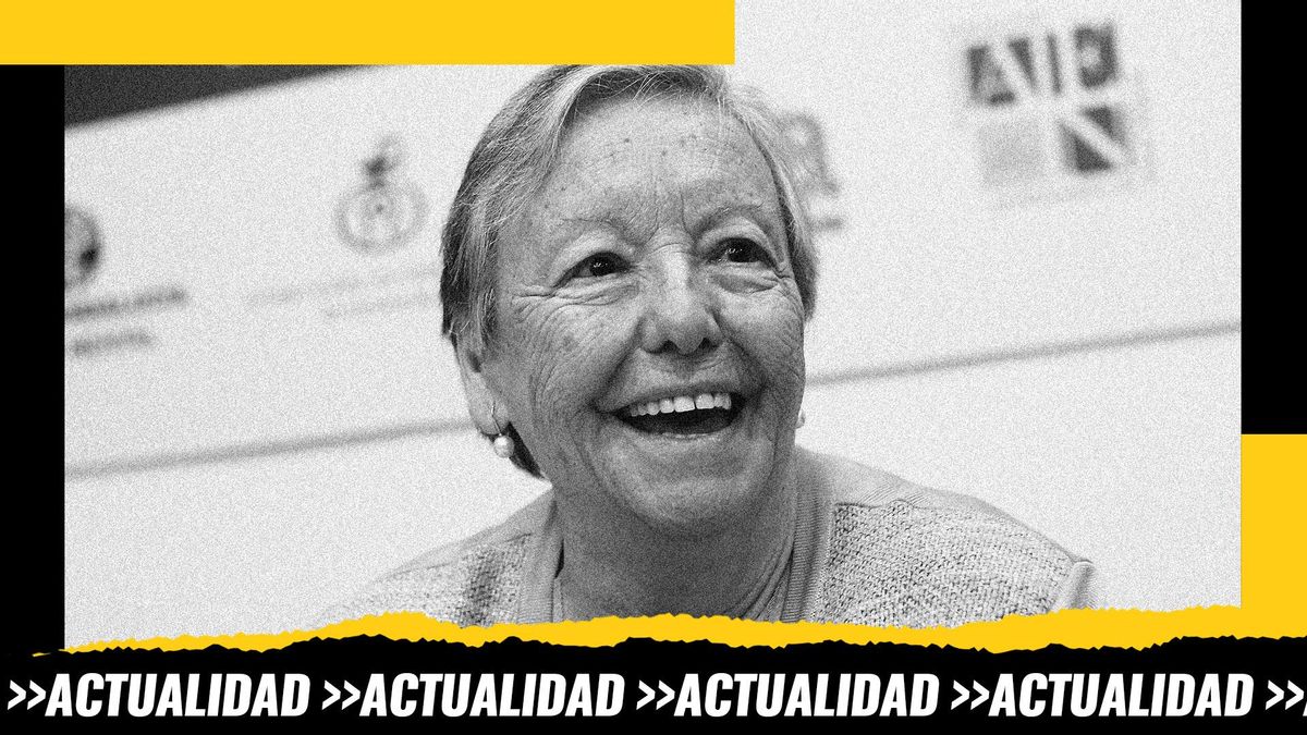 La actriz María Galiana durante una rueda de prensa